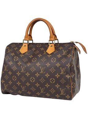 Louis Vuitton Speedy 30 Boston Bag Monogram Brown